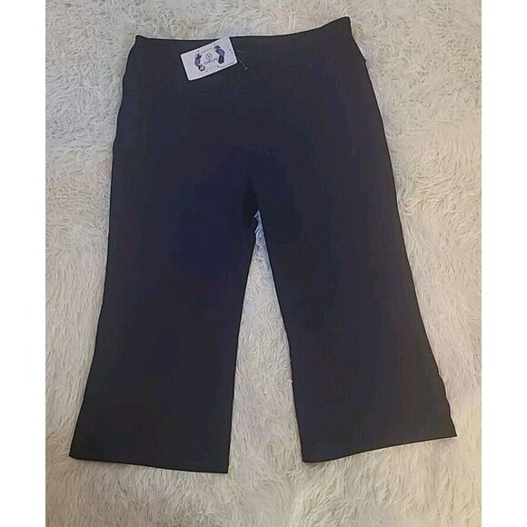 DAYOUNG Women's Bike Pants Navy Blue Capri Cycling Leggings Size XL NWT Bicycle - Picture 1 of 9